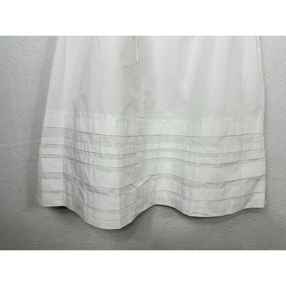 MADEWELL Women's Poplin Flutter-Sleeve Pintuck‎ Mini Dress Small NF911 ($98) - Picture 5 of 11